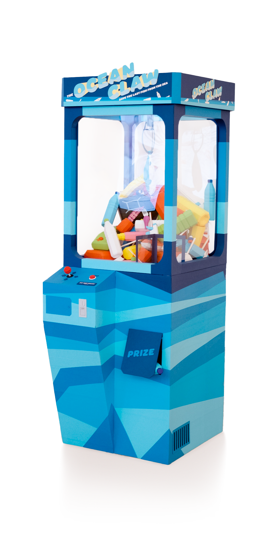 Claw Machine with garbage